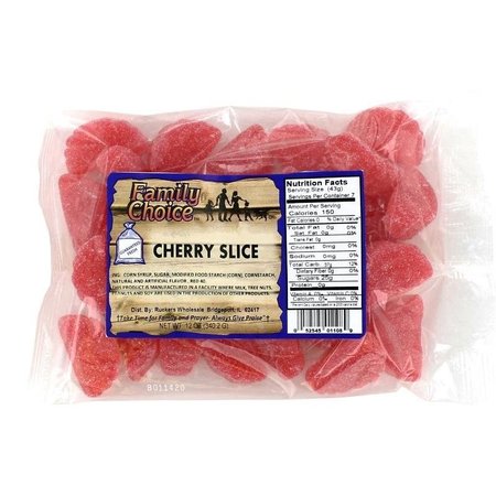 FAMILY CHOICE Candy, Cherry Flavor, 14 oz 1108